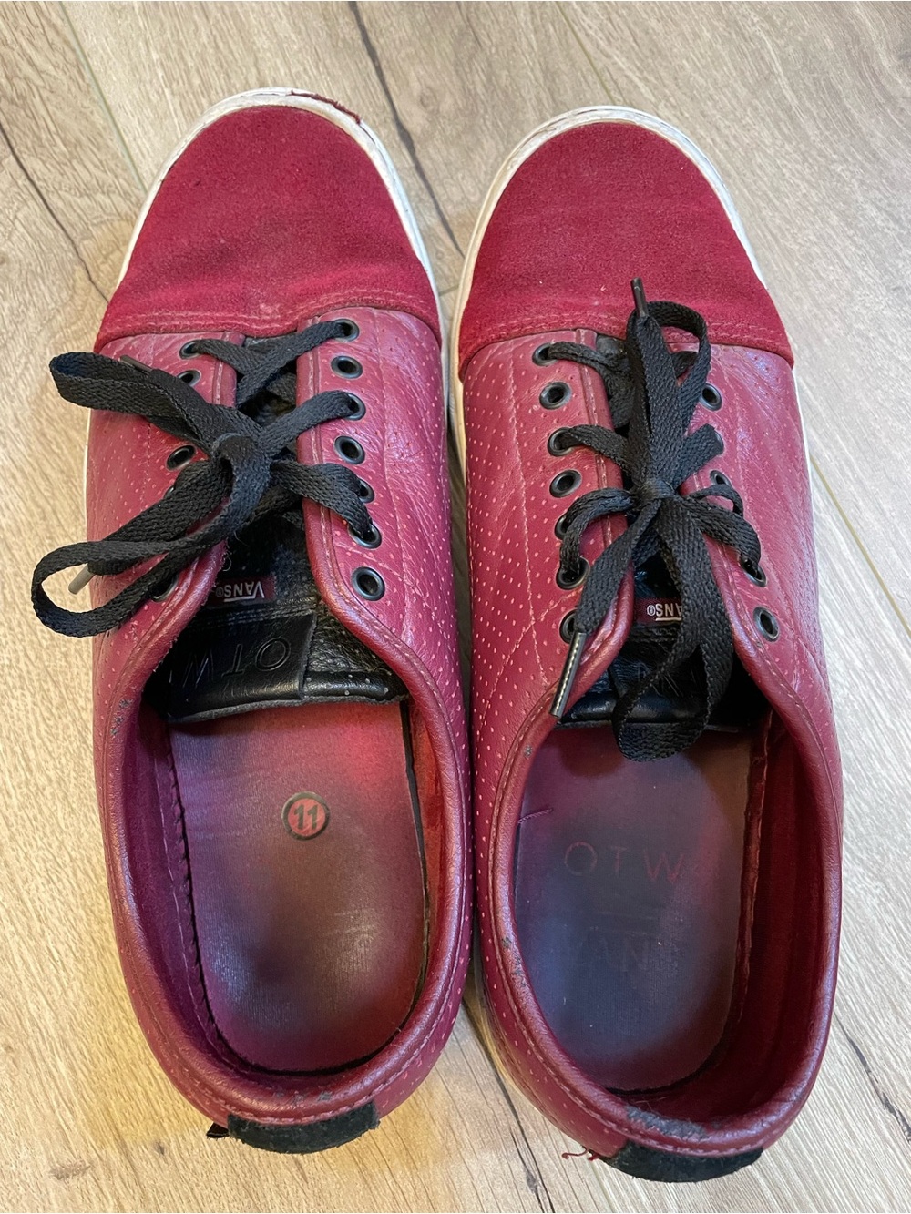Vintage vans OTW Larkin vault leather suede skateboard shoes men’s 11 - Picture 3 of 6